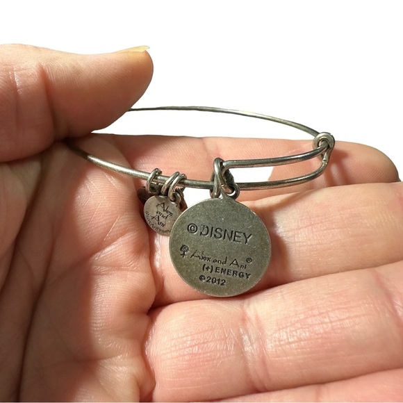 Alex and Ani Bangle Charm Bracelet Mickey Mouse Disney 2012 Bronze Tone - Picture 8 of 8